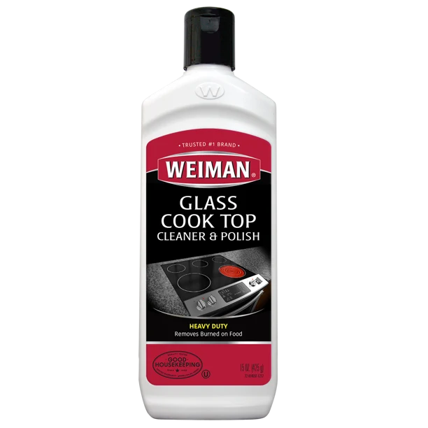 Weiman Limpiador y abrillantador de estufas de vidrio 425gr Pack de 3 Unidades