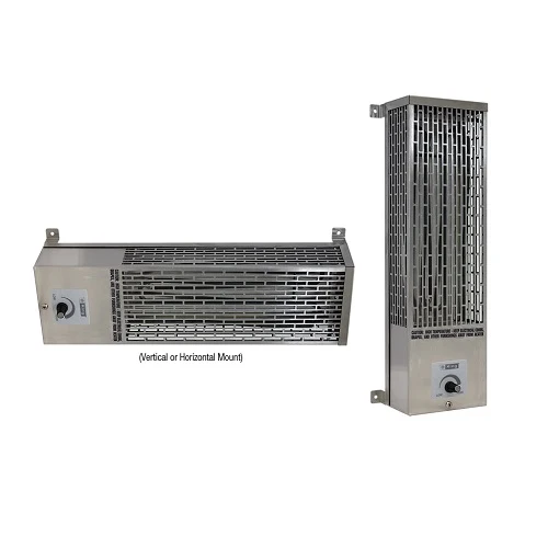 120V 1000W Pump House Utility Heater Stainless Metal