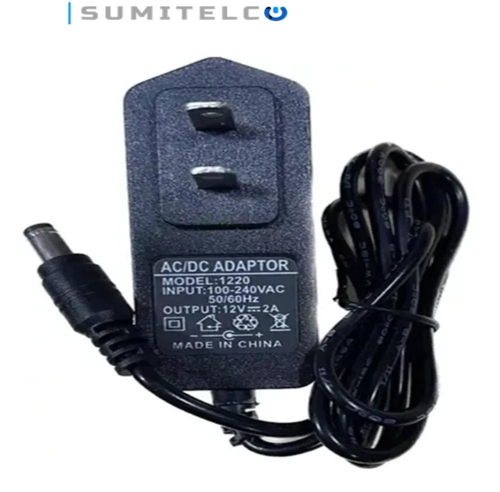 ADAPTADOR DE PODER 12V 2AM TIPO REGLETA CON LED AA - 24 Unidades