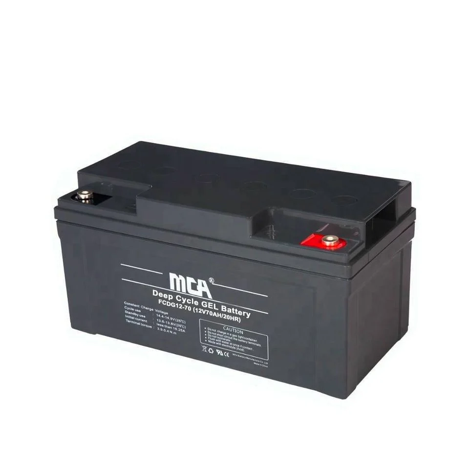 Baterí Gel Ciclo Profundo MCA 12V 70AH para Uso Múltiple con Garantí