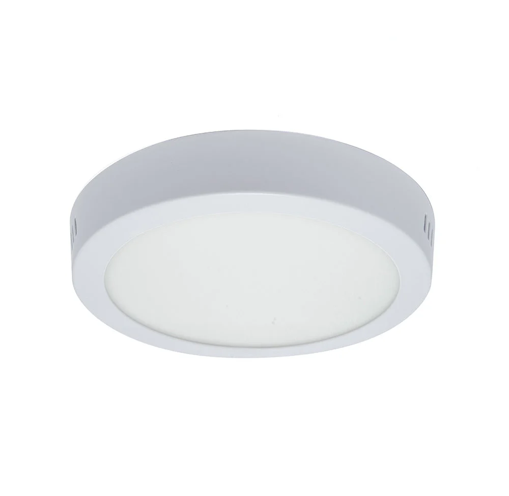 Baterí de 9V PANEL LED REDONDO PARA SOBREPONER 12W LUZ CÁLIDA