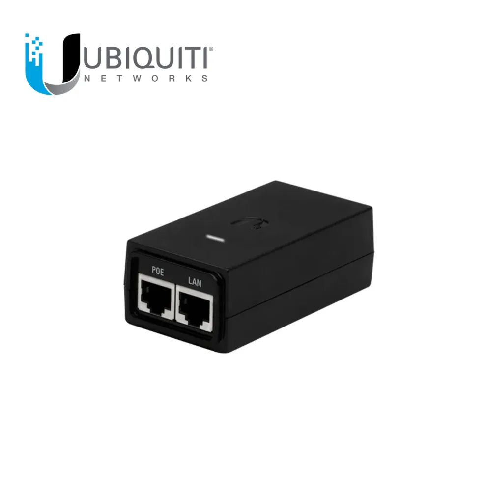 Baterías Recargables Inyector de corriente PoE 24-12W-G Marca: Ubiquiti