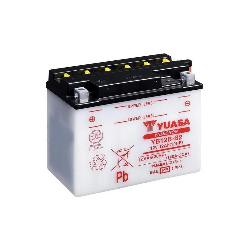 Certificadas CE BATERÍ YUASA YB12B-B2
