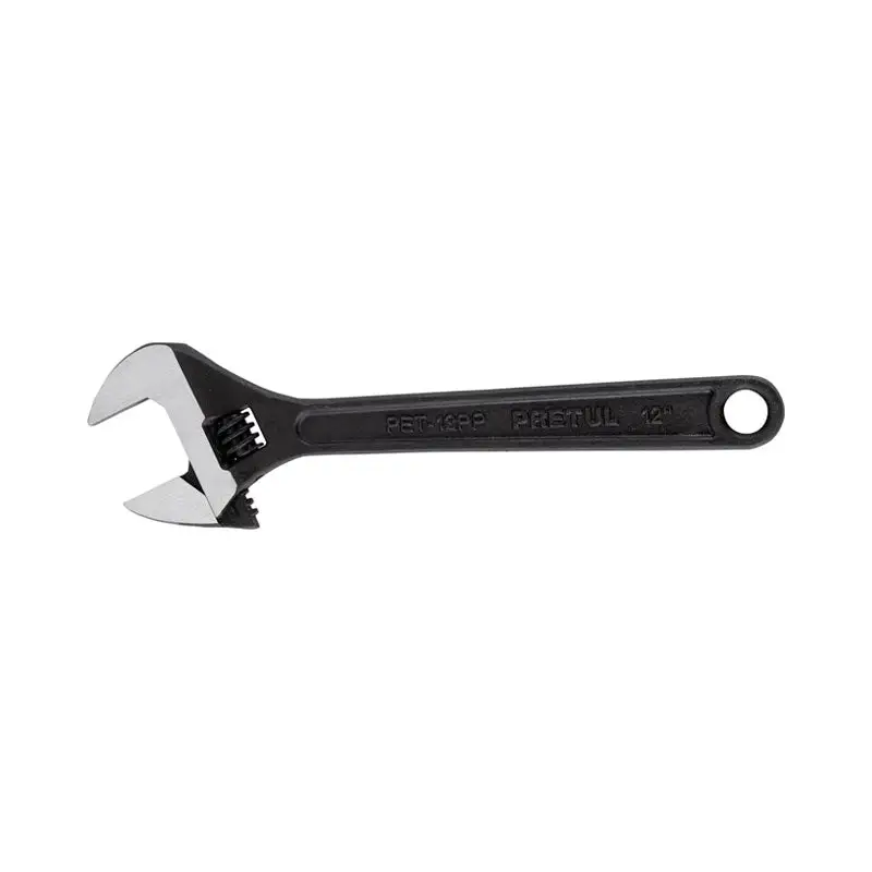 Llave ajustable (perico) 12" pavonada, pretul con Certificación RoHS