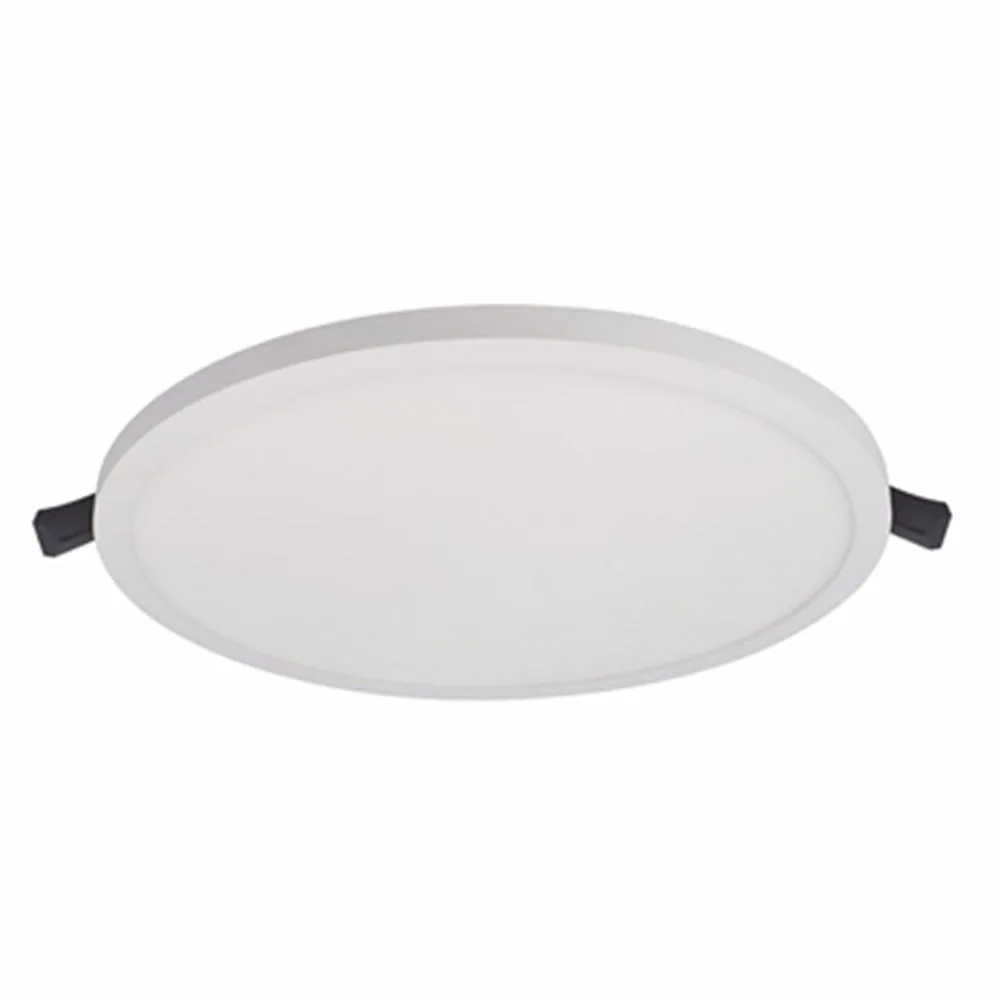 Luminario flat-deco blanco 12w 6500k 120-240v con Garantí