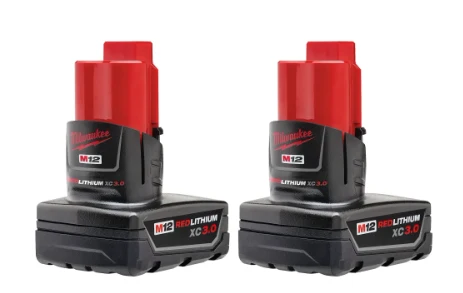 Pilas de Reloj Juego de dos unidades de baterí REDLITHIUM™ XC M12 48-11-2412