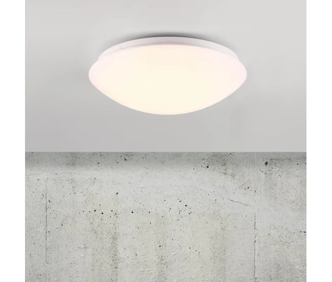 Plafón LED para baños Ask 28 (12W) Acero Moderno