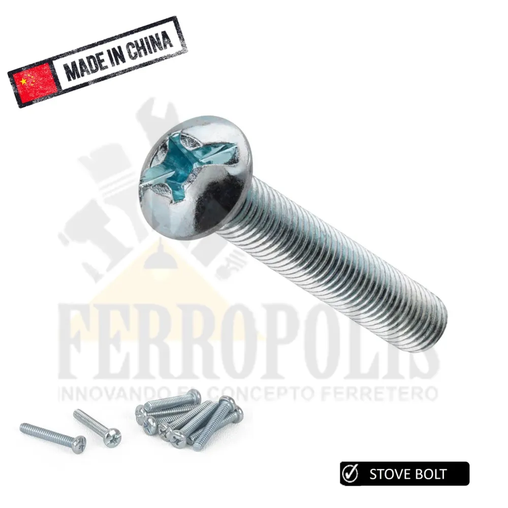 STOVE BOLT 5/32" X 2 1/2" C/T (X12PCS)