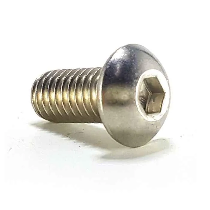 Tornillo Socket Boton Inoxidable - M5 X 12