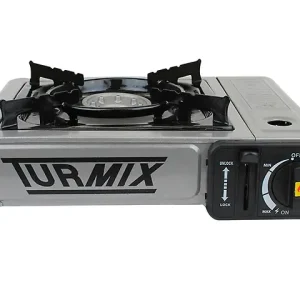 Turmix estufa portatil con estuche 1 quemador gas butano con Luz LED