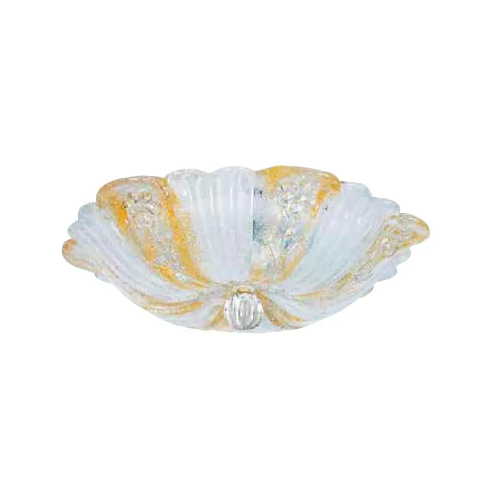 Plafon murano int. Cristal blanco para Hormigas