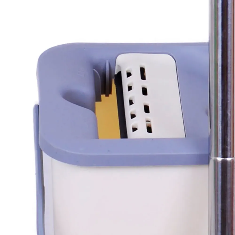 Mopa de microfibra con cubo autolimpiable blanco