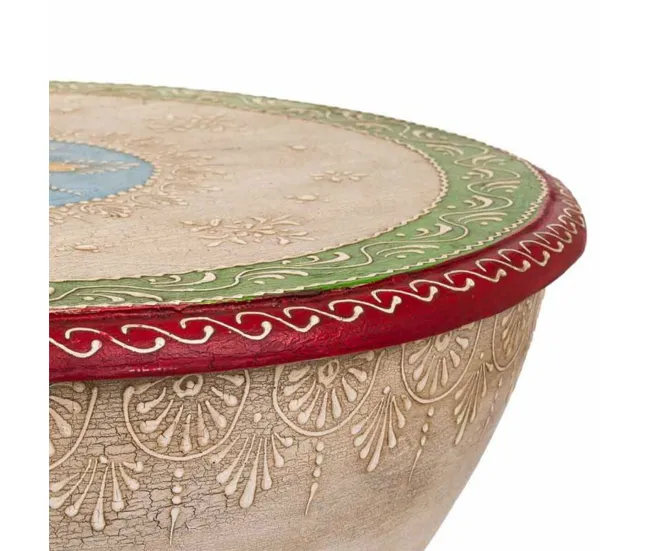 Tambor Alexandra House Living Madera de mango 48 x 44 x 48 cm