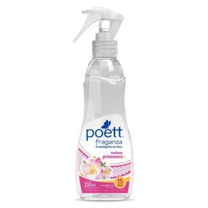 Blanqueador Poett Aromatizante de Telas Fraganza Sedosa Primavera 250 cc