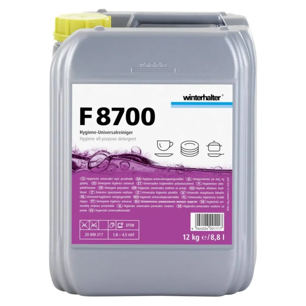 F8700 WINTERHALTER Detergente para lavavajillas, bote de 12 kilos Pack de 6 Unidades