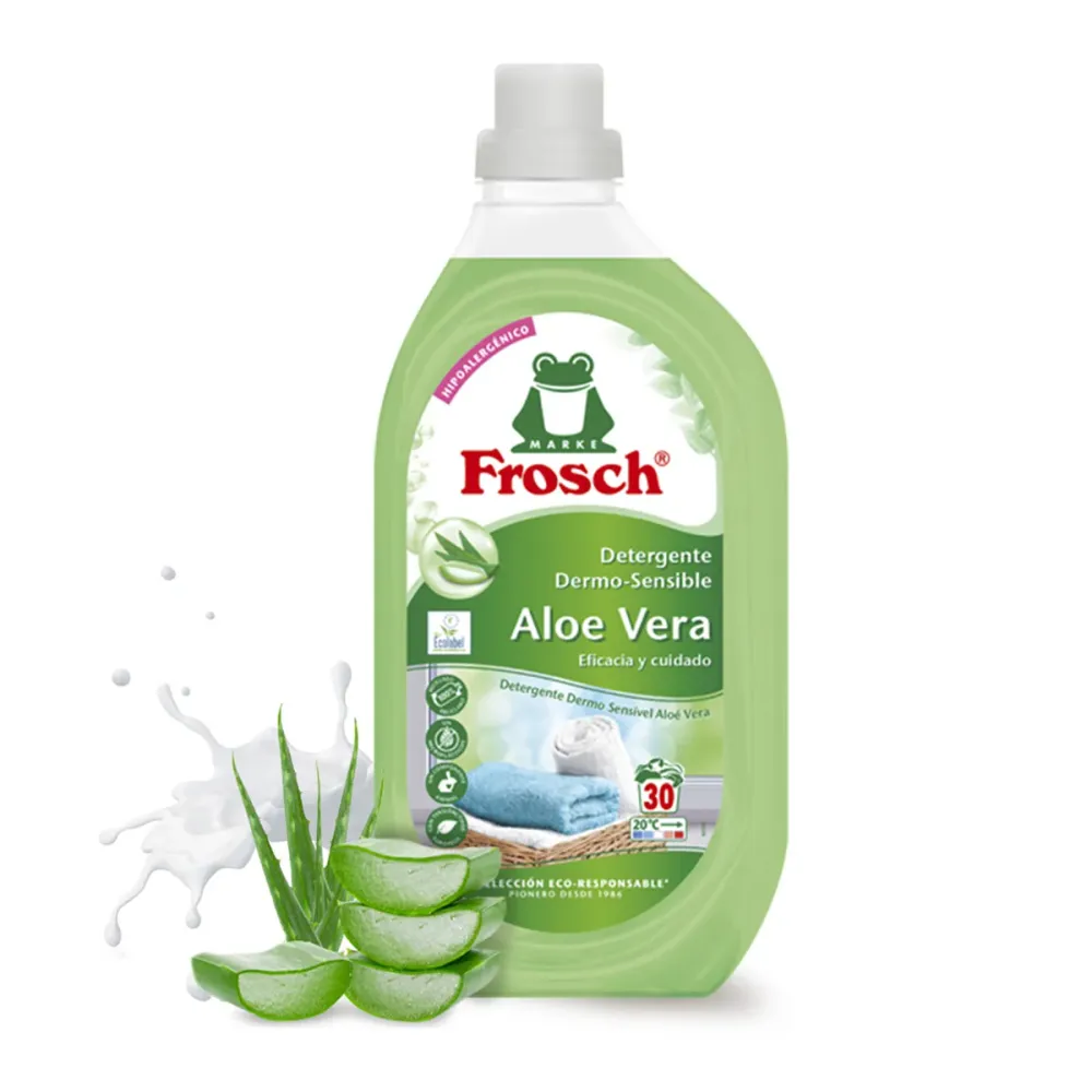 Antimanchas Pack 10x Detergente aloe vera Frosch 1500 ml