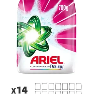 Ariel Detergente en polvo + Toque Downy 9,8 kg