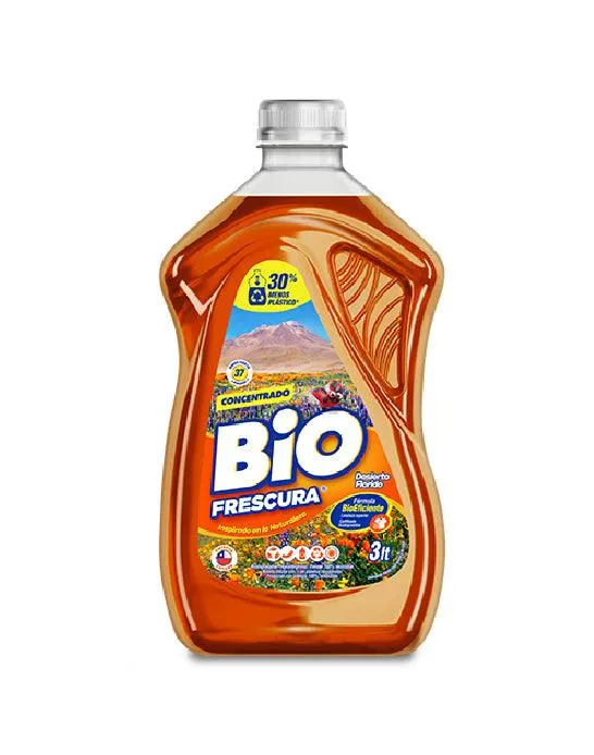 Blanqueador Bio Frescura Detergente Matic liquido Desierto Florido 3 L