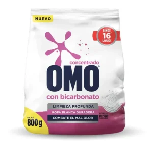 Omo Detergente en polvo con Bicarbonato 800 gr