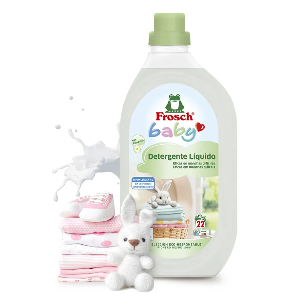 Pack 10x Baby detergente Frosch 1500 ml Pack Familiar