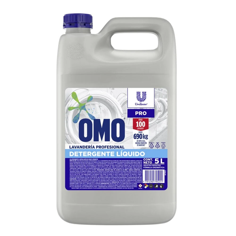 Perfumado Detergente Líquido Para Ropa Bidón 5 Lts