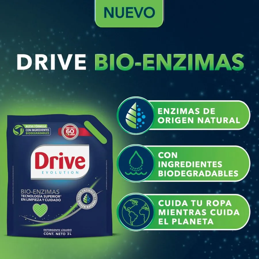 Perfumado Drive Detergente Liquido Perfect Results Doypack 3 L