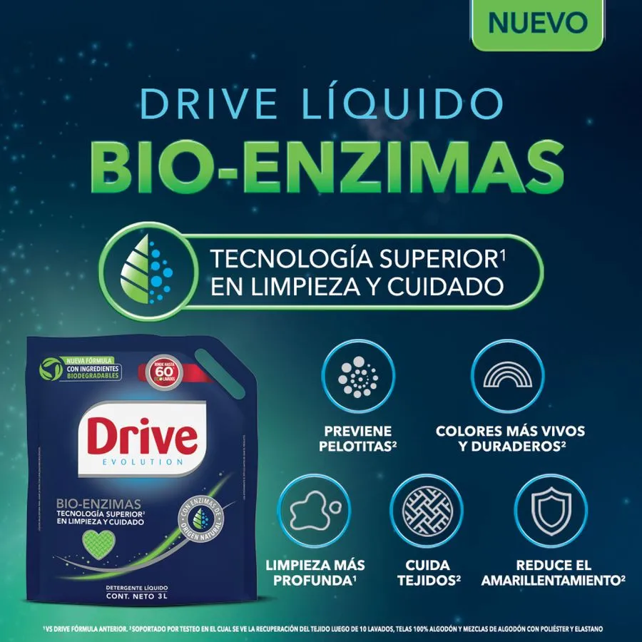 Perfumado Drive Detergente Liquido Perfect Results Doypack 3 L