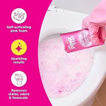 Pink Stuff | El milagroso polvo espumante para inodoros | Polvo limpiador de inodoros | 1 x 100 gram