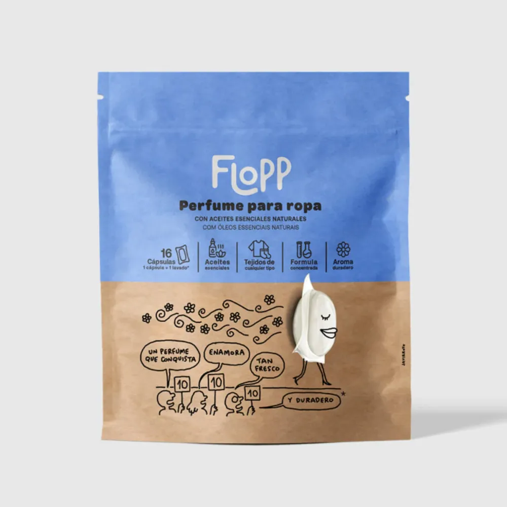 Profesional Perfume para ropa ECO Flopp 16caps