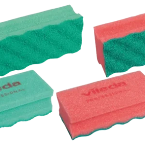 Estropajo Salvauñas Puractive Vileda Verde 7x15cm 10x10 Unidades de Microfibra de Secado Rápido