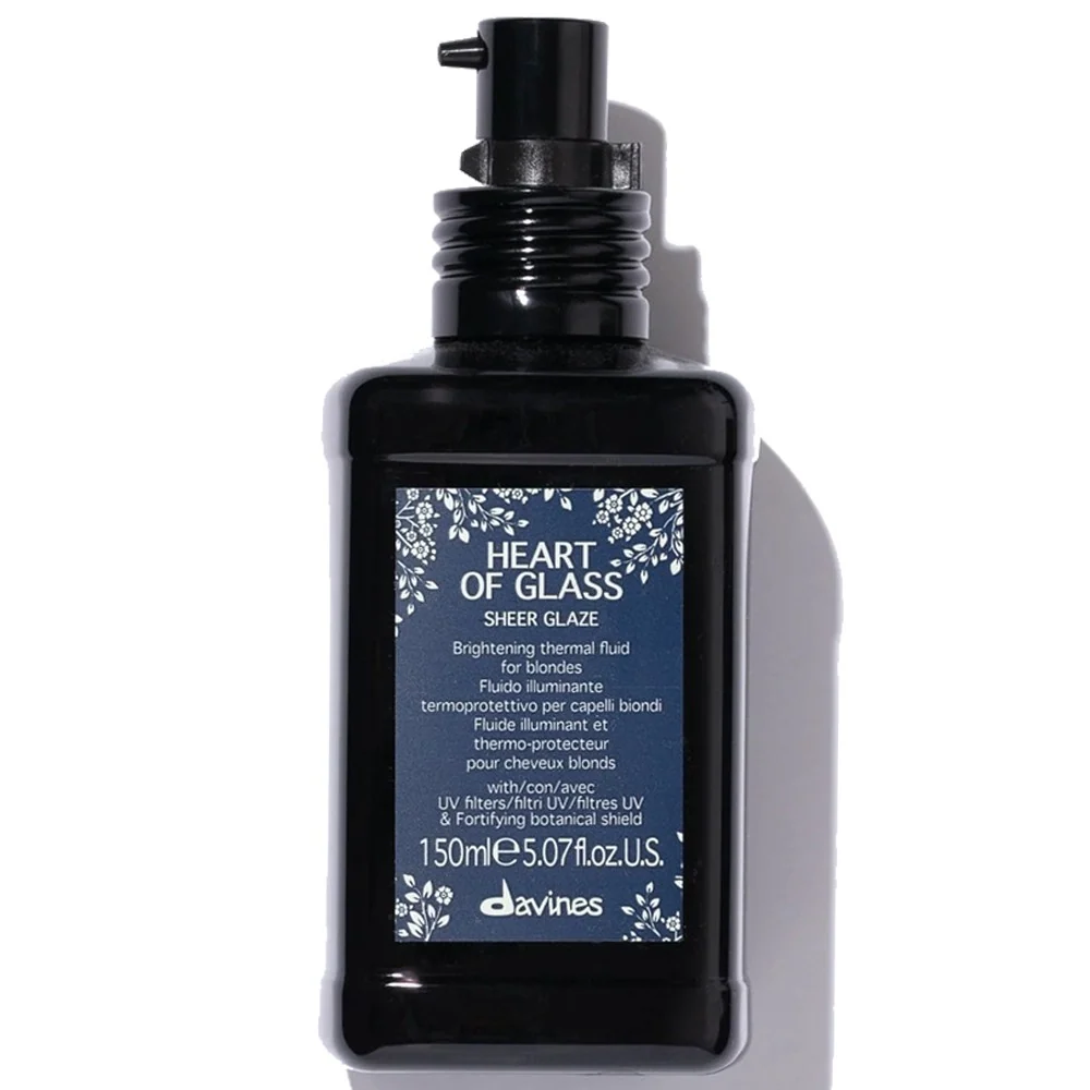 Automático Davines - Fluido Protector Heart De vidrio Sheer Glaze 150 ml
