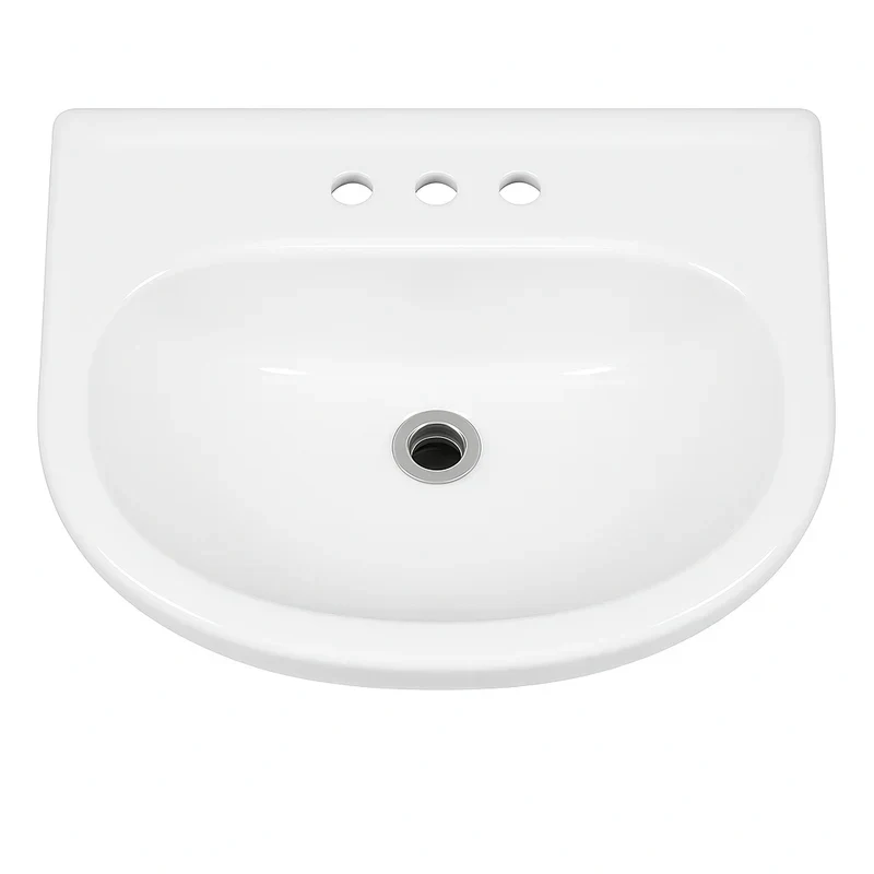 Lavabo De Pedestal Comfort Blanco Pm6328 CERAMOSA