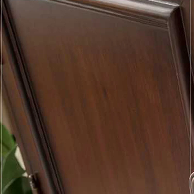 15.7" W 1 - Gabinete decorativo con puerta en madera de caucho con almacenamiento abierto Blanco Clearhalo
