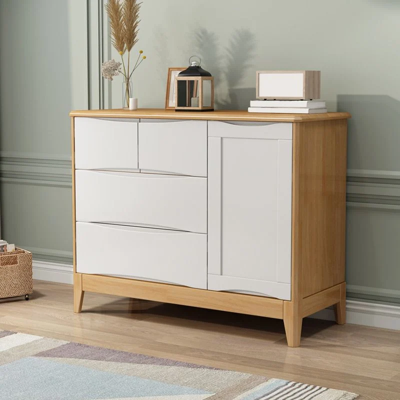 29.5"Alto 4 - Gabinete decorativo con cajones, Gabinete rectangular de madera Naturales Clearhalo