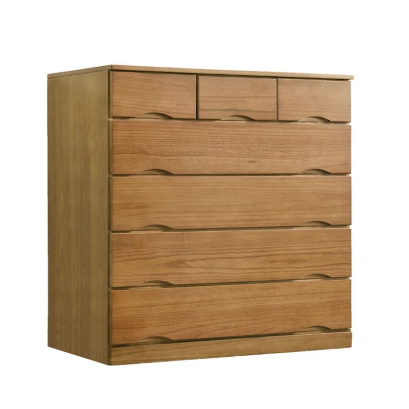 Cómoda combinada horizontal de madera con cómoda contemporánea y cajón Marfil Clearhalo