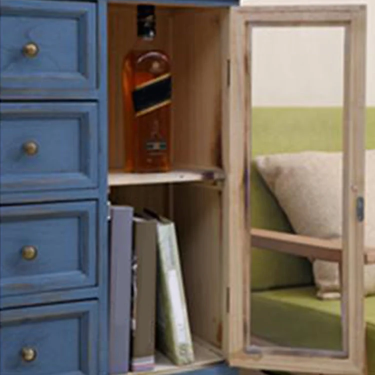 Cómoda combinada de madera tradicional de 12" D, cómoda de almacenamiento para dormitorio con cajones y puerta Blanco Clea...