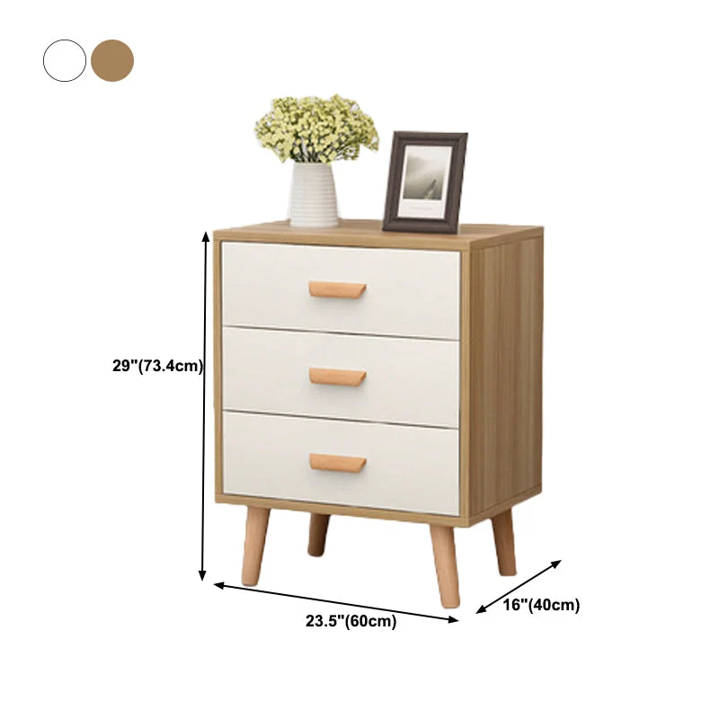 Cómoda decorativa rectangular de madera con patas rectas, 15,74 pulgadas de ancho Clearhalo