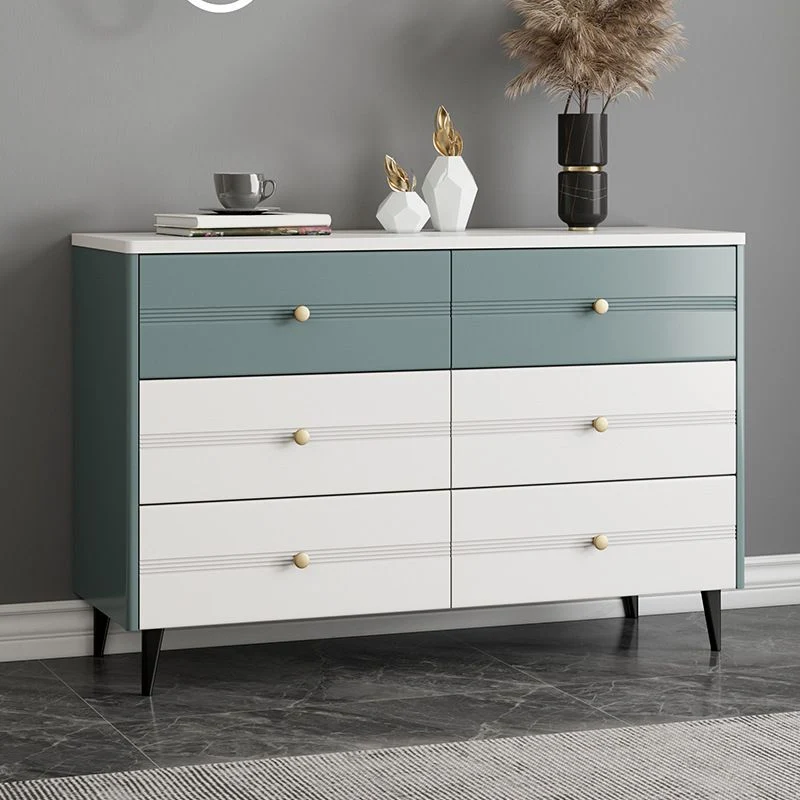 Cómoda decorativa rectangular moderna con cajón Cómoda resistente al agua Clearhalo