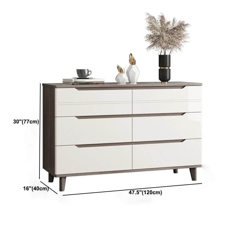 Cómoda decorativa rectangular moderna con cajón Cómoda resistente los arañazos Clearhalo