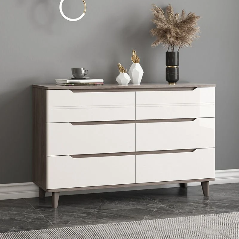 Cómoda decorativa rectangular moderna con cajón Cómoda resistente los arañazos Clearhalo