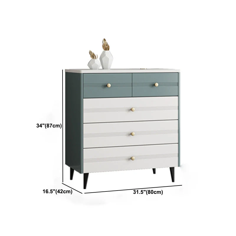 Cómoda decorativa rectangular moderna con cajón Cómoda resistente los arañazos Clearhalo