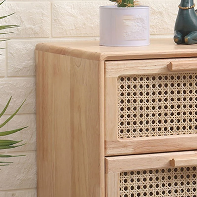 Cómoda de madera contemporánea, cómoda rectangular con cajones Clearhalo