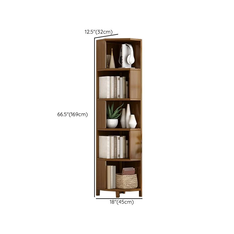 Cómoda rectangular de laca marrón moderna de mediados de siglo Clearhalo