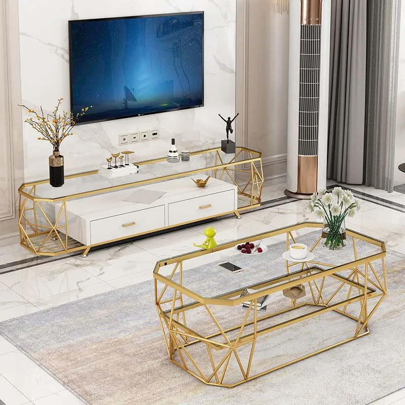 Consola de soporte de TV moderna, consola de medios de almacenamiento abierto, soporte de TV para sala de estar Negro Clea...