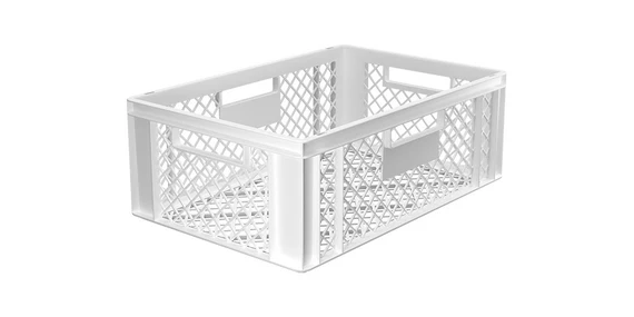 Caja/Cajón Congost Ranurado 43L. 600X400x220 BLANCO. ELAN-INOX S.L.