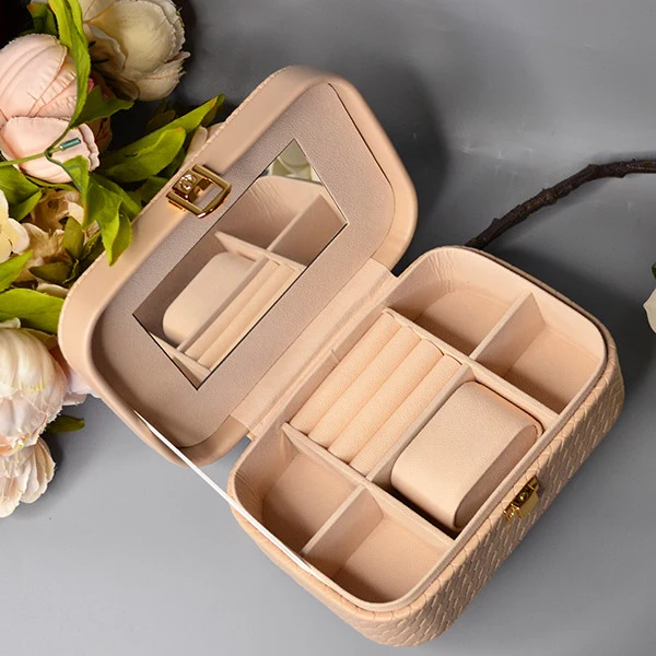 Joyero Rectangular con Seis Divisiones | Marrón Pia Home