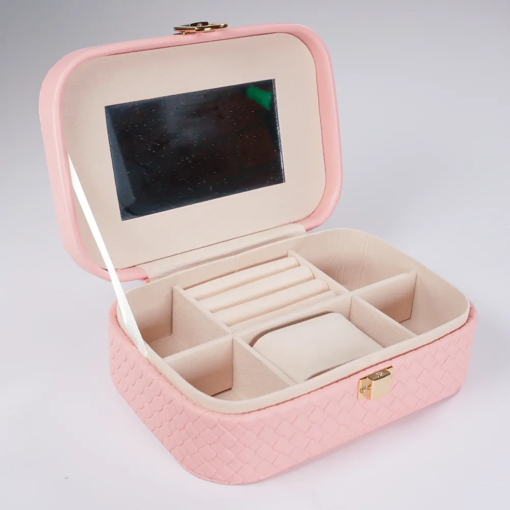 Joyero Rectangular con Seis Divisiones | Rosado Pia Home
