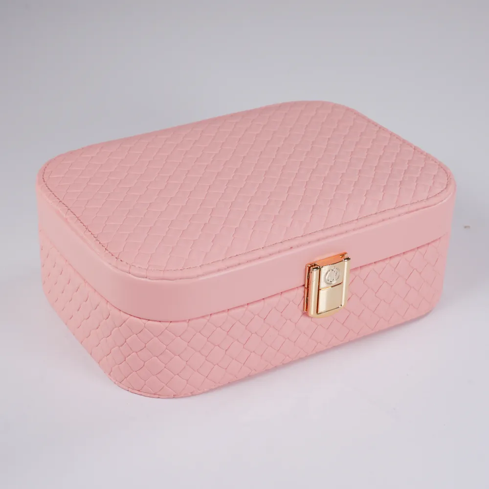 Joyero Rectangular con Seis Divisiones | Rosado Pia Home