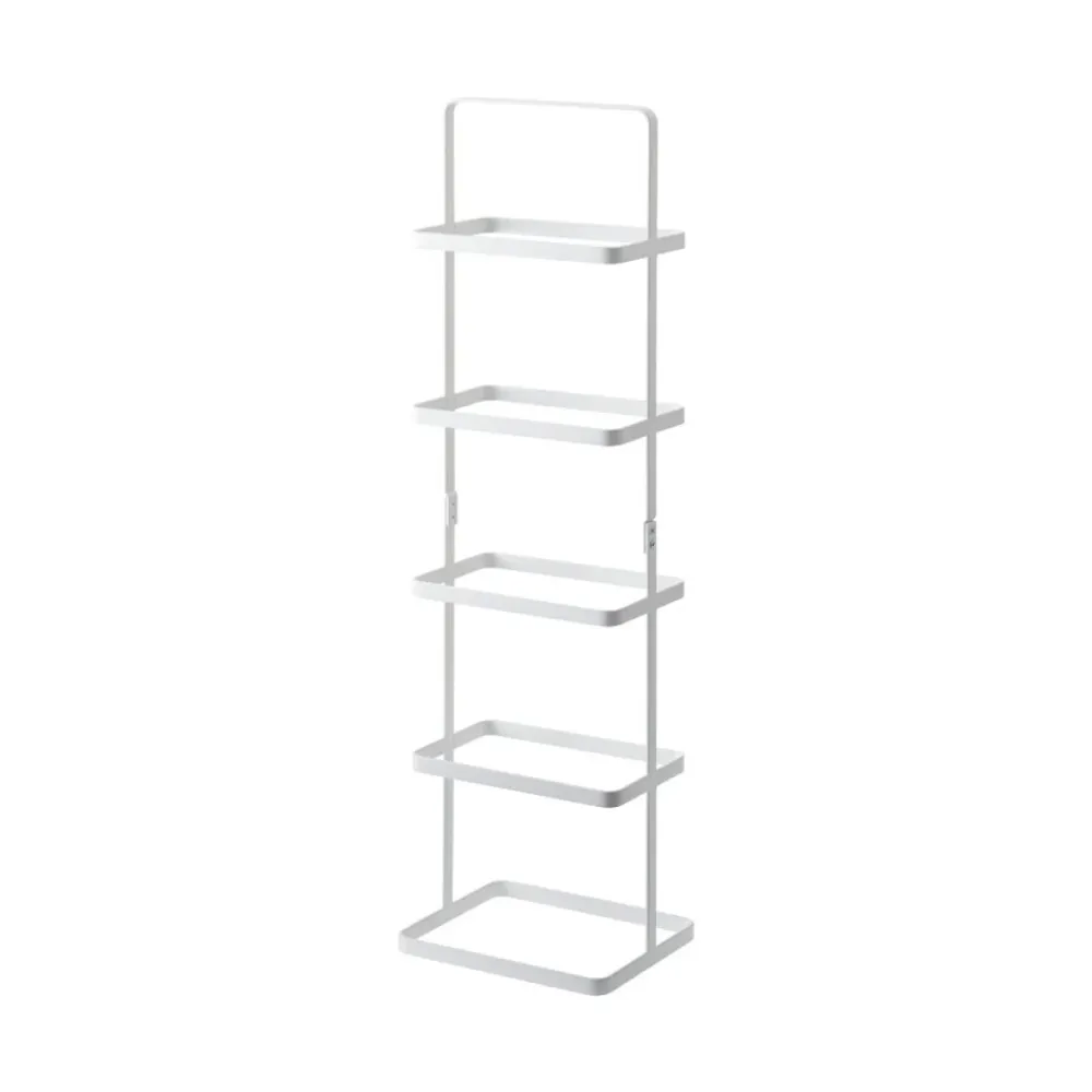 Zapatero Estrecho 2478 – Blanco 77.5×22×18 cm – Acero PTM