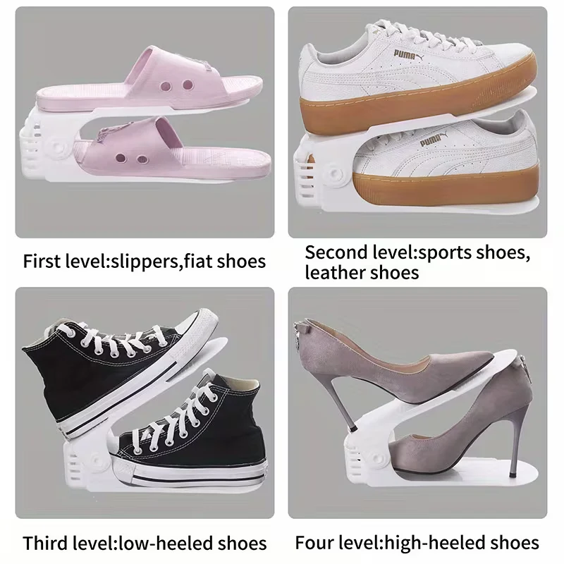 1 Estante De Zapatos De Plástico Ajustable - Organiza Tus Zapatos Con Facilidad Quierox - Tienda Online